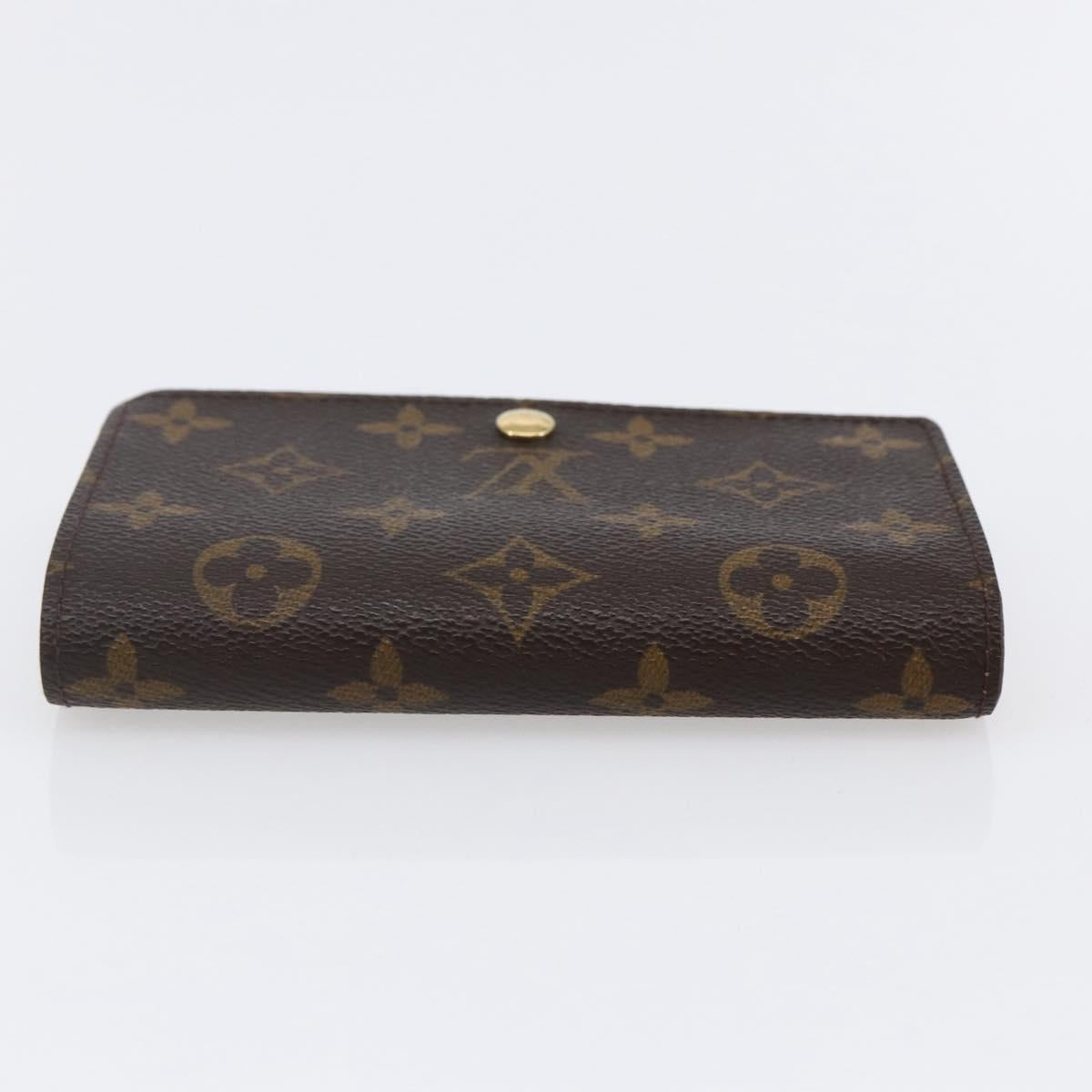LOUIS VUITTON Monogram Porte Monnaie Billets Tresor Wallet M61730 LV Auth 144718