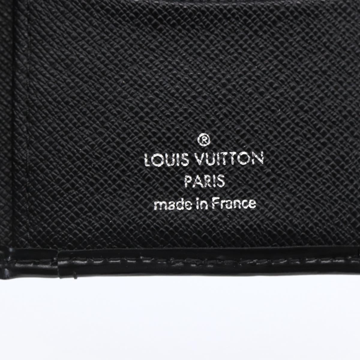 LOUIS VUITTON Epi Organizer De Poch Card Case Black M63582 LV Auth 144721