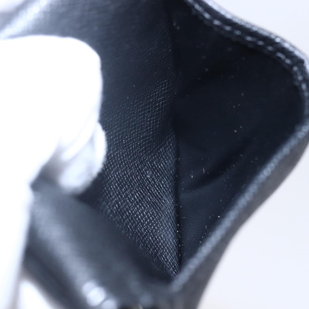 LOUIS VUITTON Epi Organizer De Poch Card Case Black M63582 LV Auth 144721