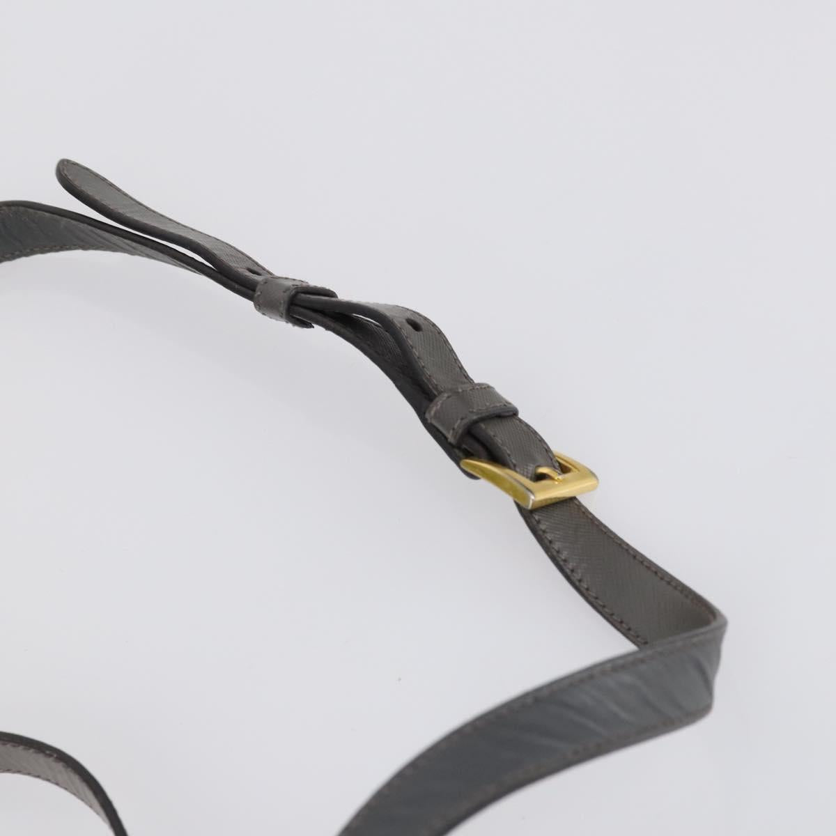 PRADA Pouch Bag Nylon 3Set Green Khaki Light green Auth 144723