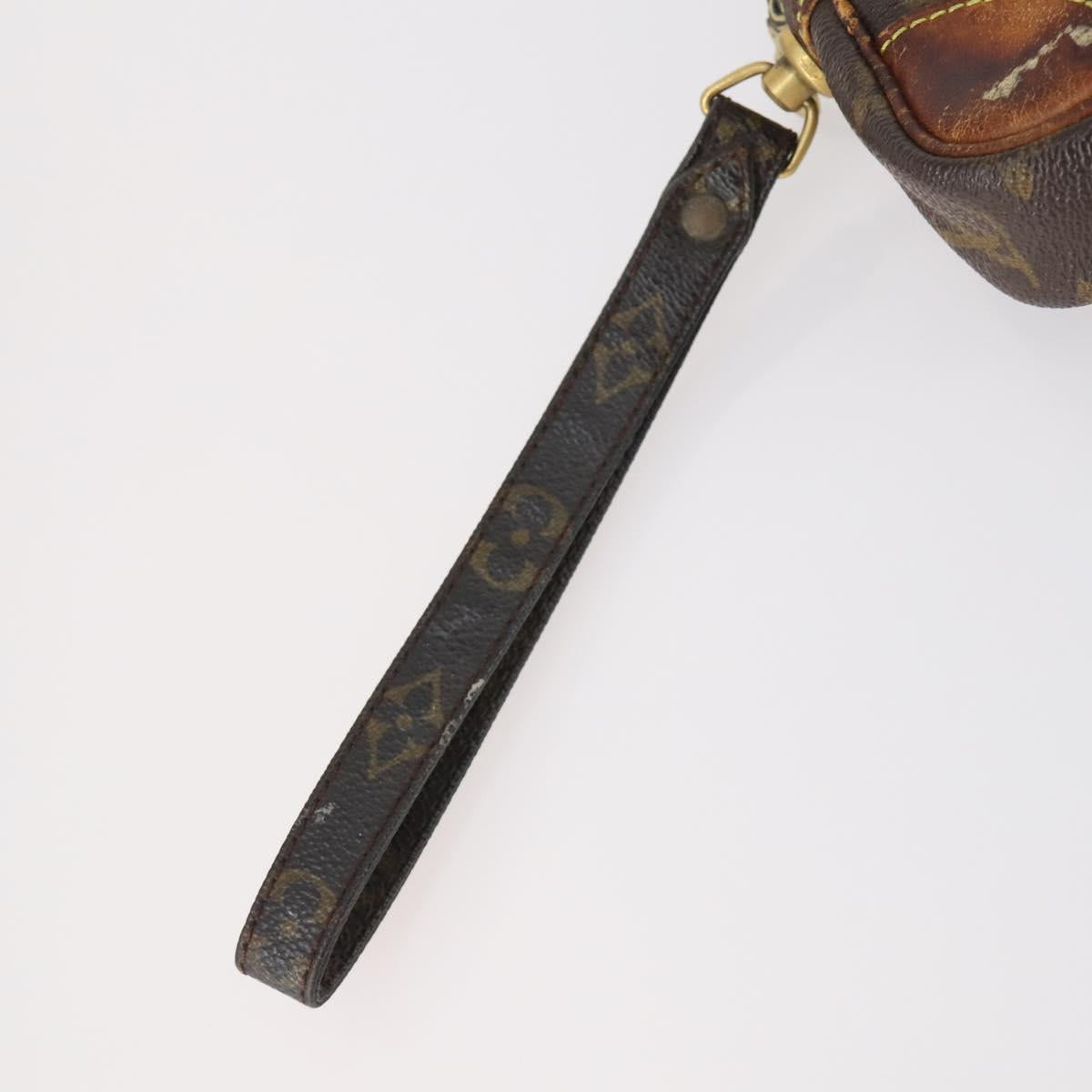 LOUIS VUITTON Burberry Monogram Nova Check Bag Canvas 3Set Black Auth 144724