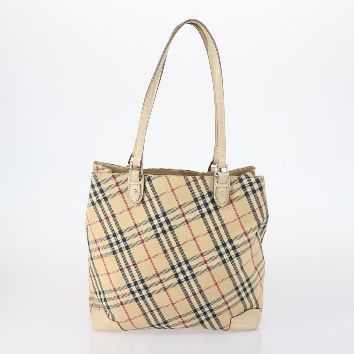 LOUIS VUITTON Burberry Monogram Nova Check Bag Canvas 3Set Black Auth 144724