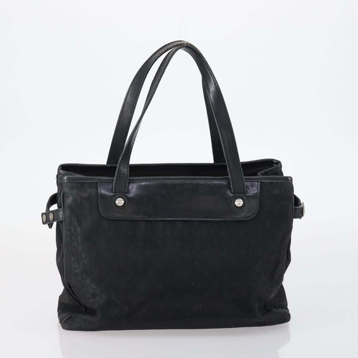 CELINE Fendi Ferragamo C Macadam Canvas Bag Nylon Leather 5 Set Black Auth 144725