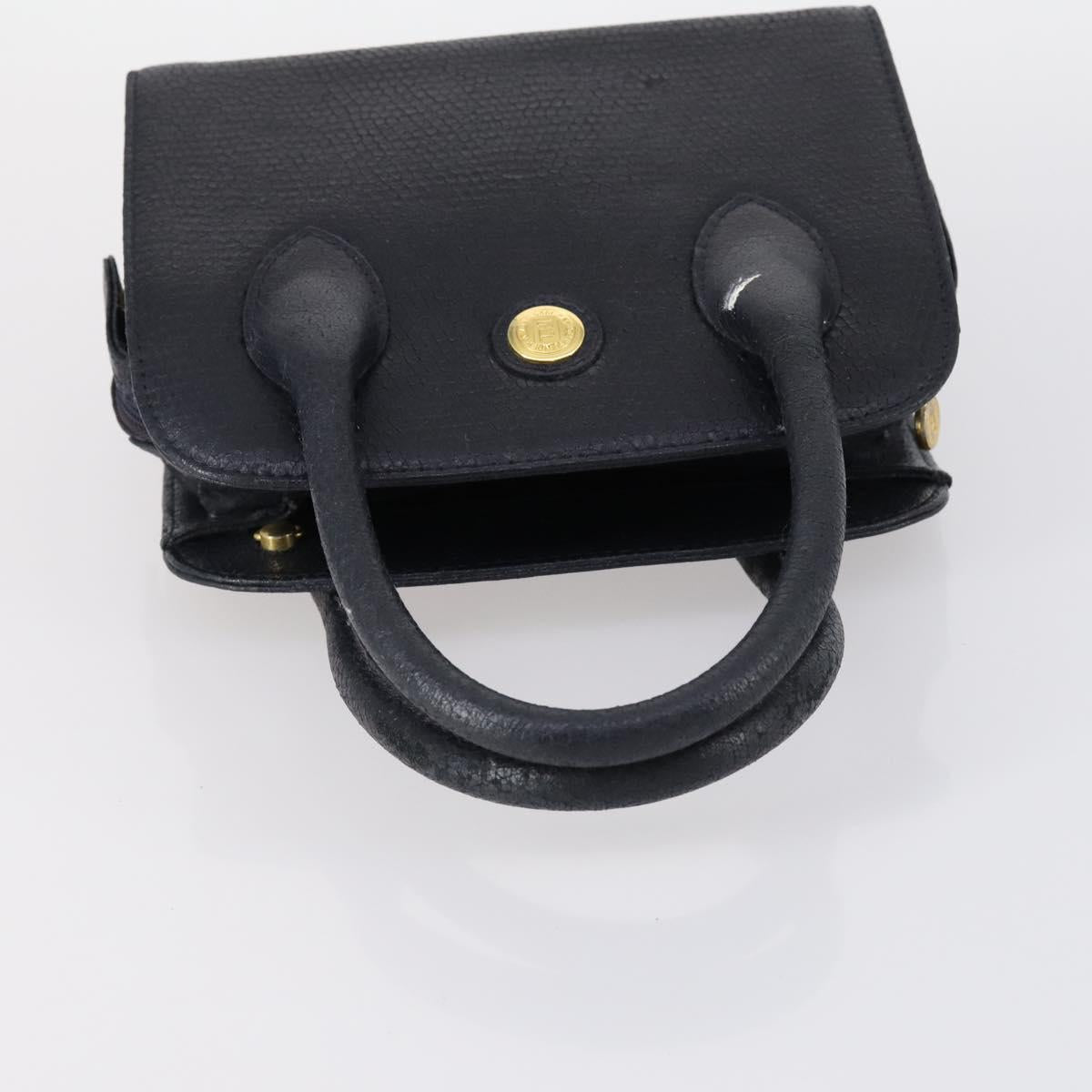 CELINE Fendi Ferragamo C Macadam Canvas Bag Nylon Leather 5 Set Black Auth 144725