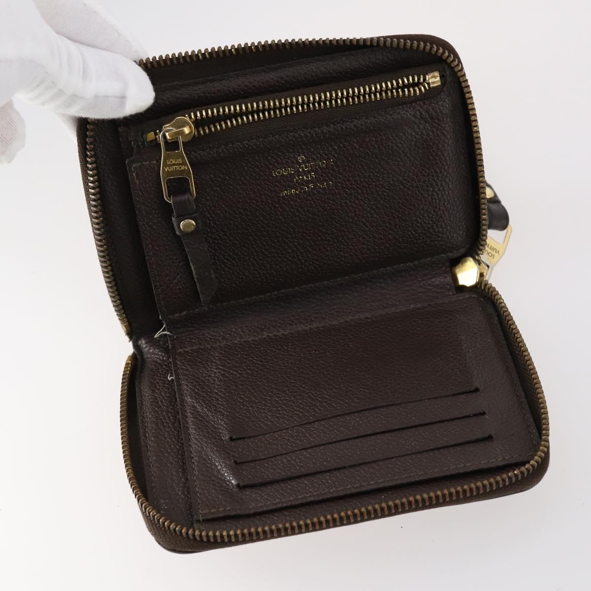 LOUIS VUITTON Monogram Monogram Eclipse Wallet Empreinte 4Set LV Auth 144731