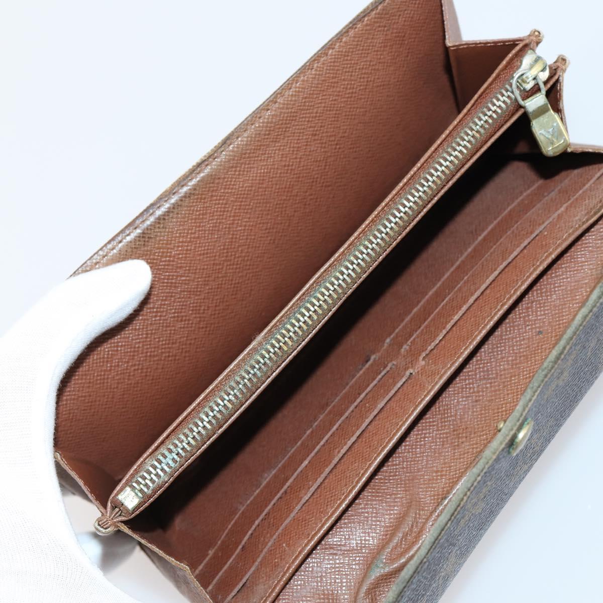 LOUIS VUITTON Monogram Long Wallet 6Set LV Auth 144732