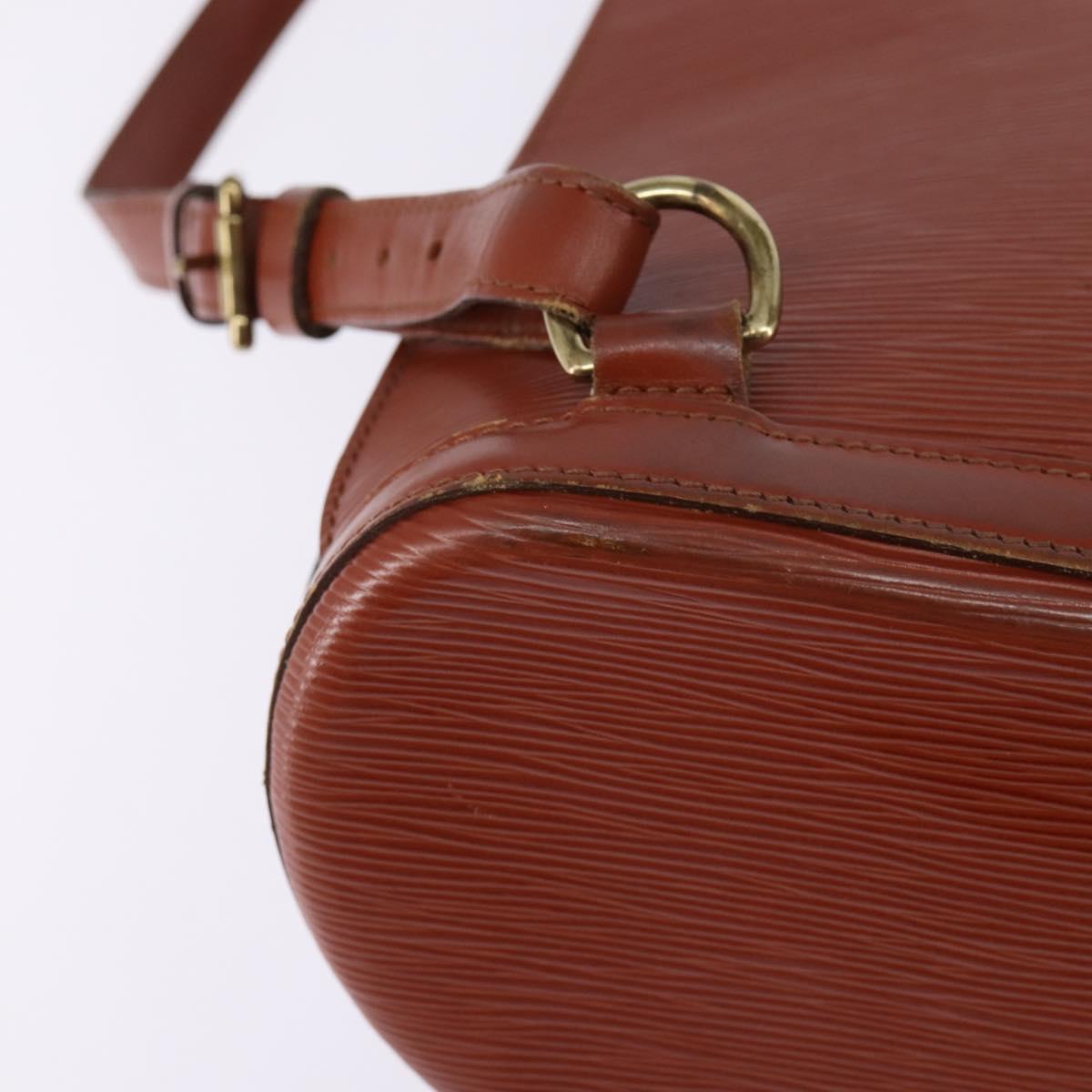 LOUIS VUITTON Epi Coblanc Shoulder Bag Brown M52293 LV Auth 144761