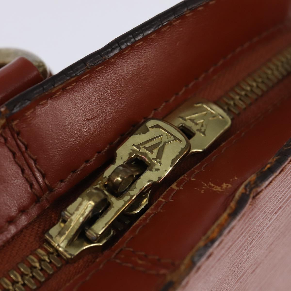 LOUIS VUITTON Epi Coblanc Shoulder Bag Brown M52293 LV Auth 144761