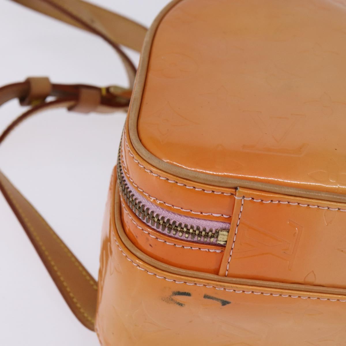 LOUIS VUITTON Vernis Marley Backpack Marshmallow Pink M91039 LV Auth 144764