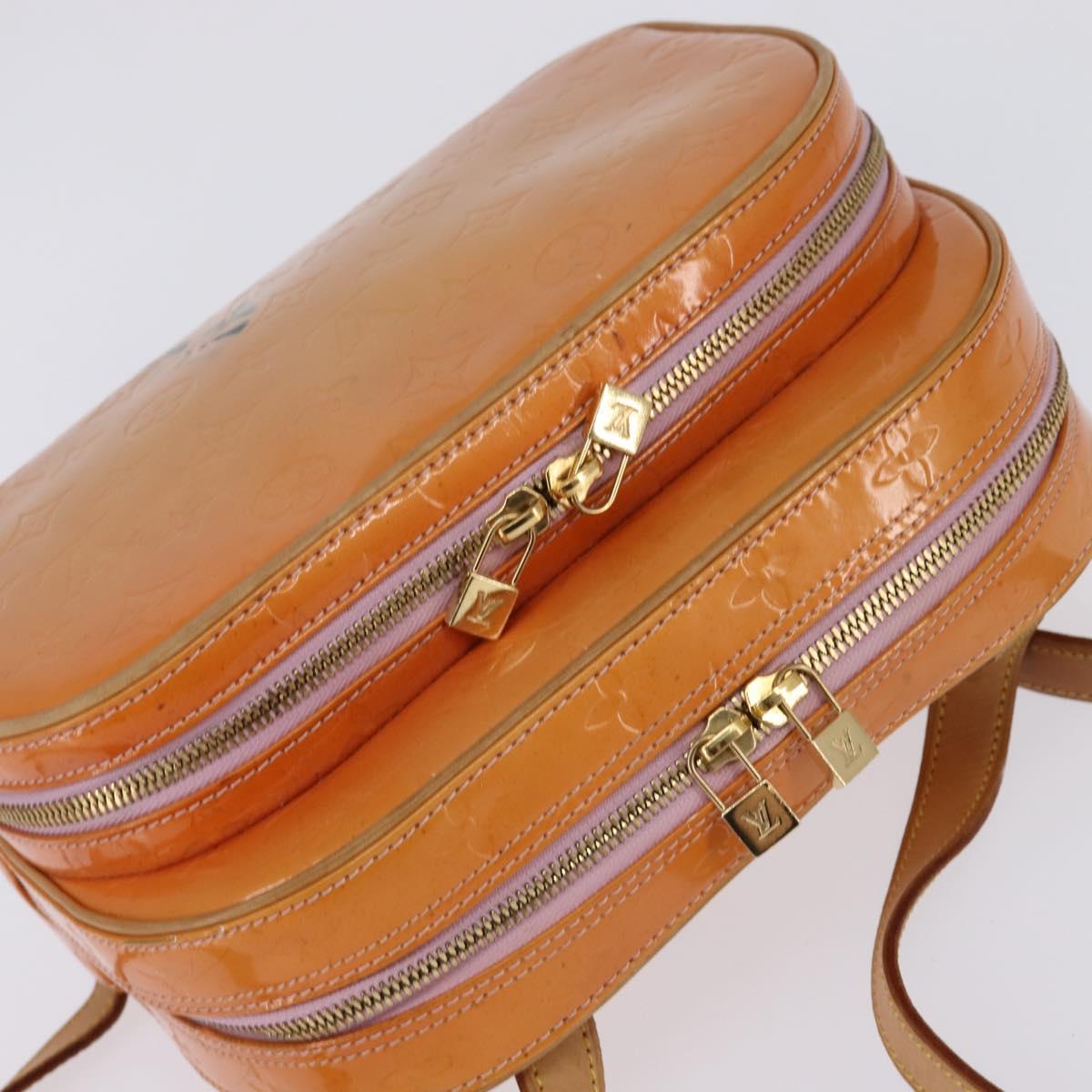 LOUIS VUITTON Vernis Marley Backpack Marshmallow Pink M91039 LV Auth 144764