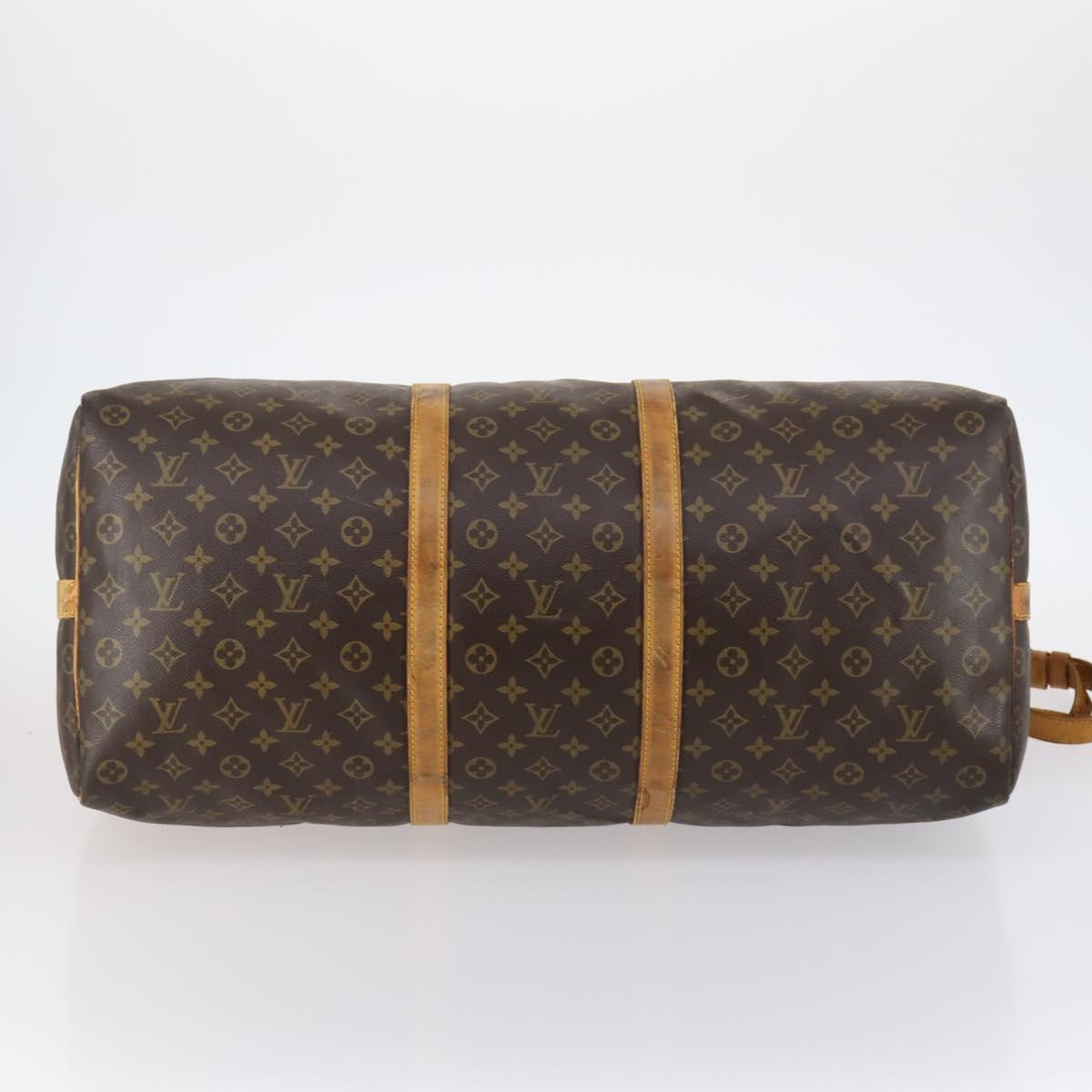 LOUIS VUITTON Monogram Keepall Bandouliere 60 Boston Bag M41412 LV Auth 144769