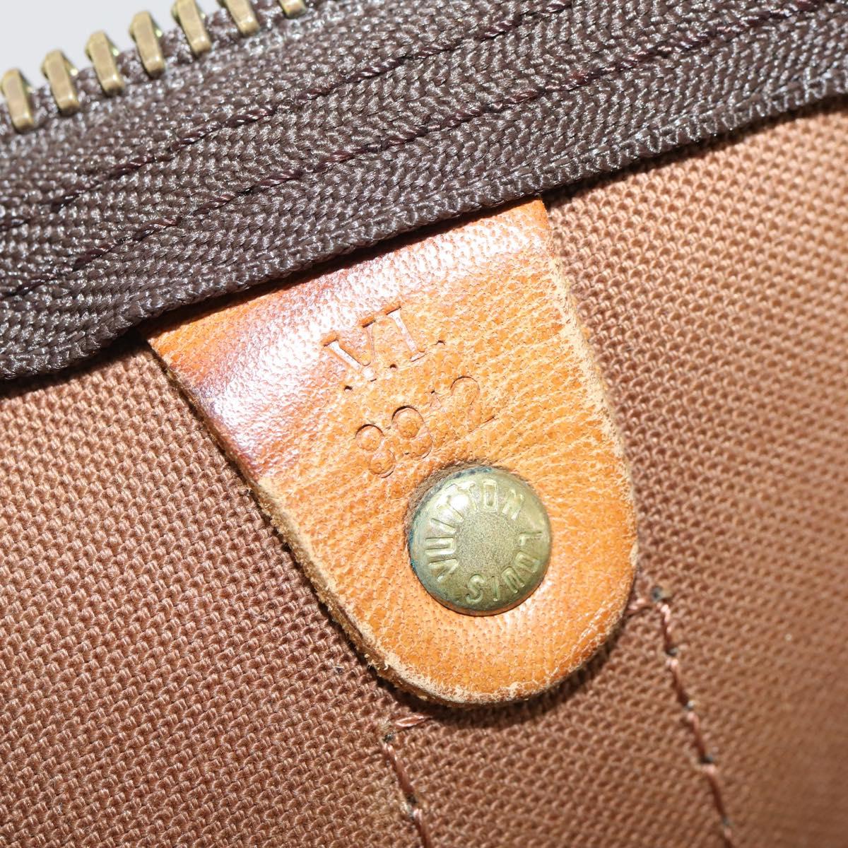 LOUIS VUITTON Monogram Keepall Bandouliere 60 Boston Bag M41412 LV Auth 144769