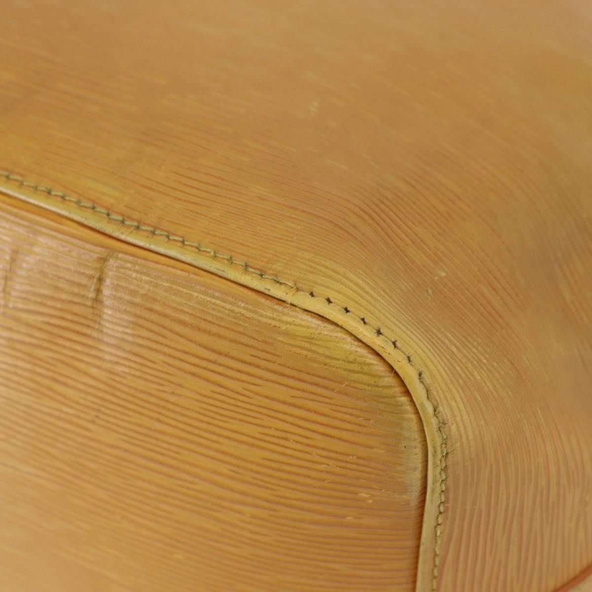 LOUIS VUITTON Epi Petit Noe Shoulder Bag Yellow M44109 LV Auth 144770