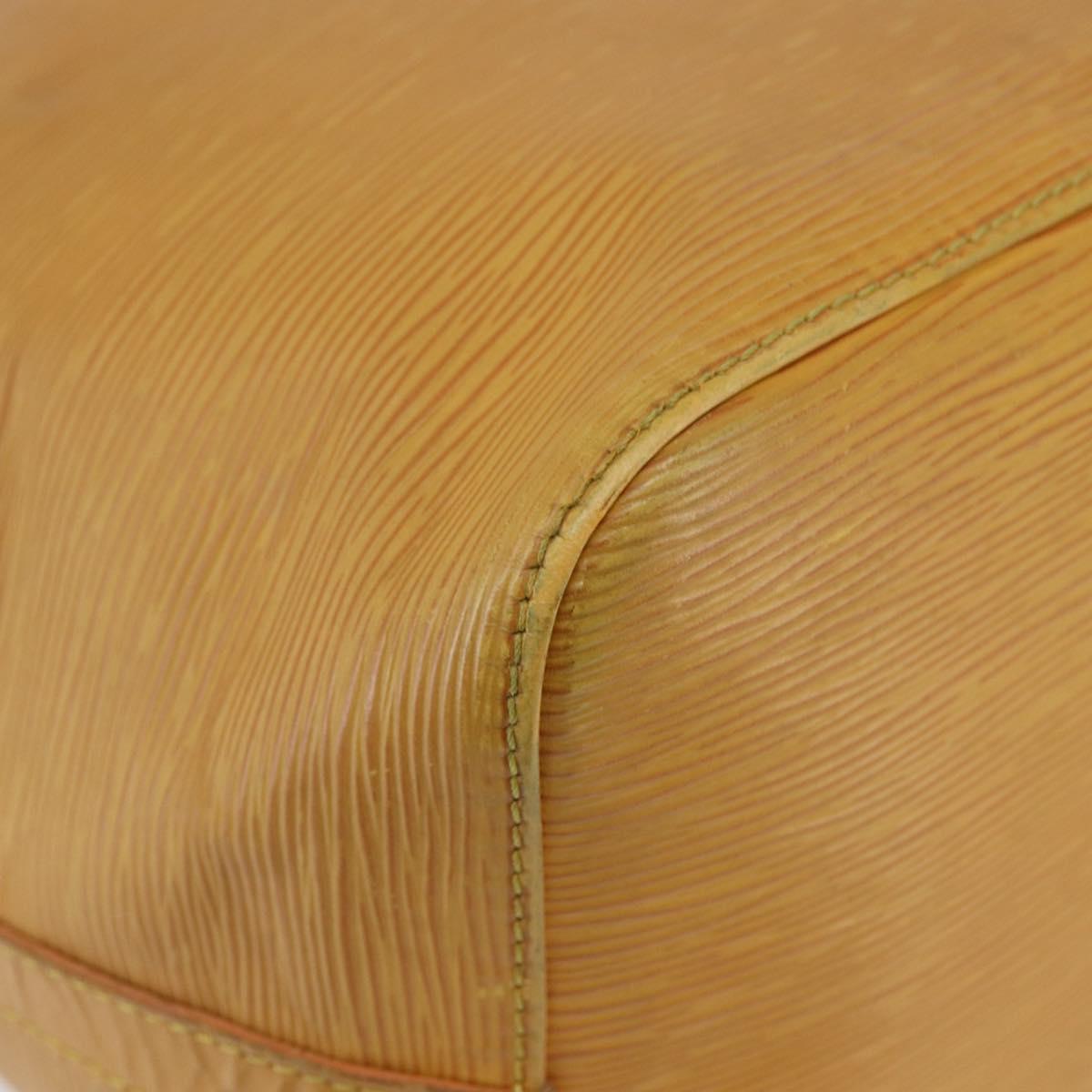 LOUIS VUITTON Epi Petit Noe Shoulder Bag Yellow M44109 LV Auth 144770