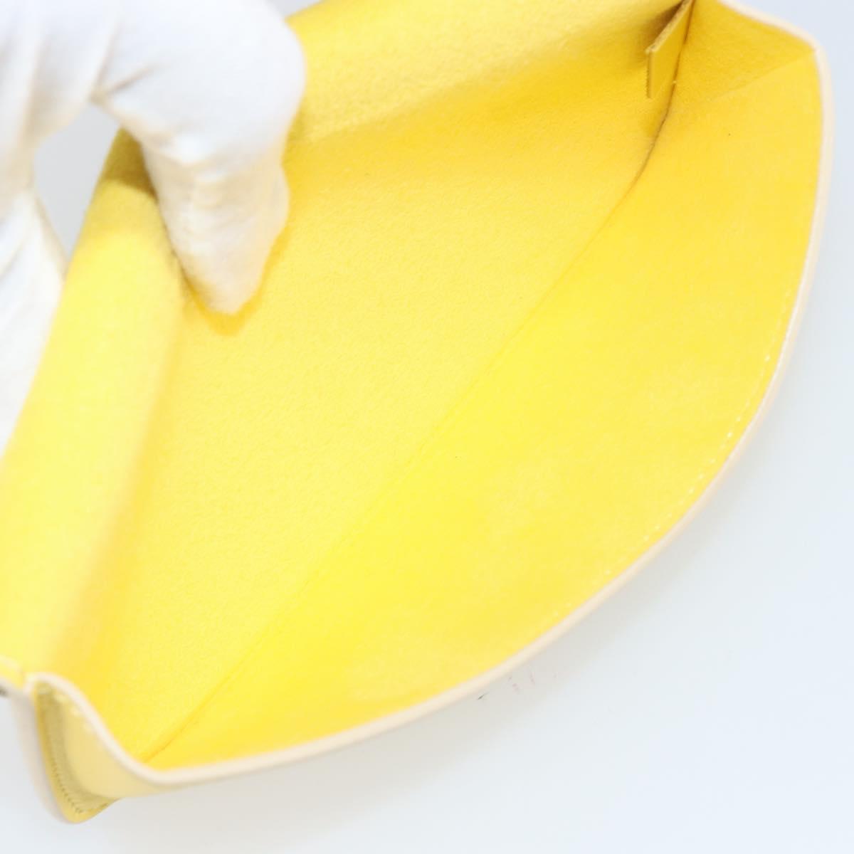 LOUIS VUITTON Damier Azur Etui Lunette Woody Glasses Case GI0388 LV Auth 144774