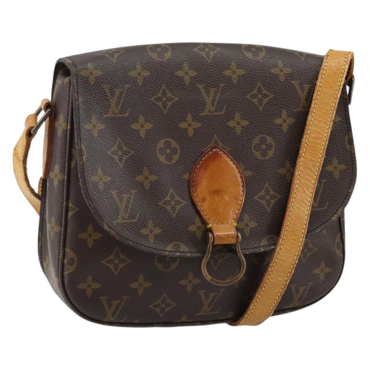 LOUIS VUITTON Monogram Saint Cloud GM Shoulder Bag M51242 LV Auth 144775