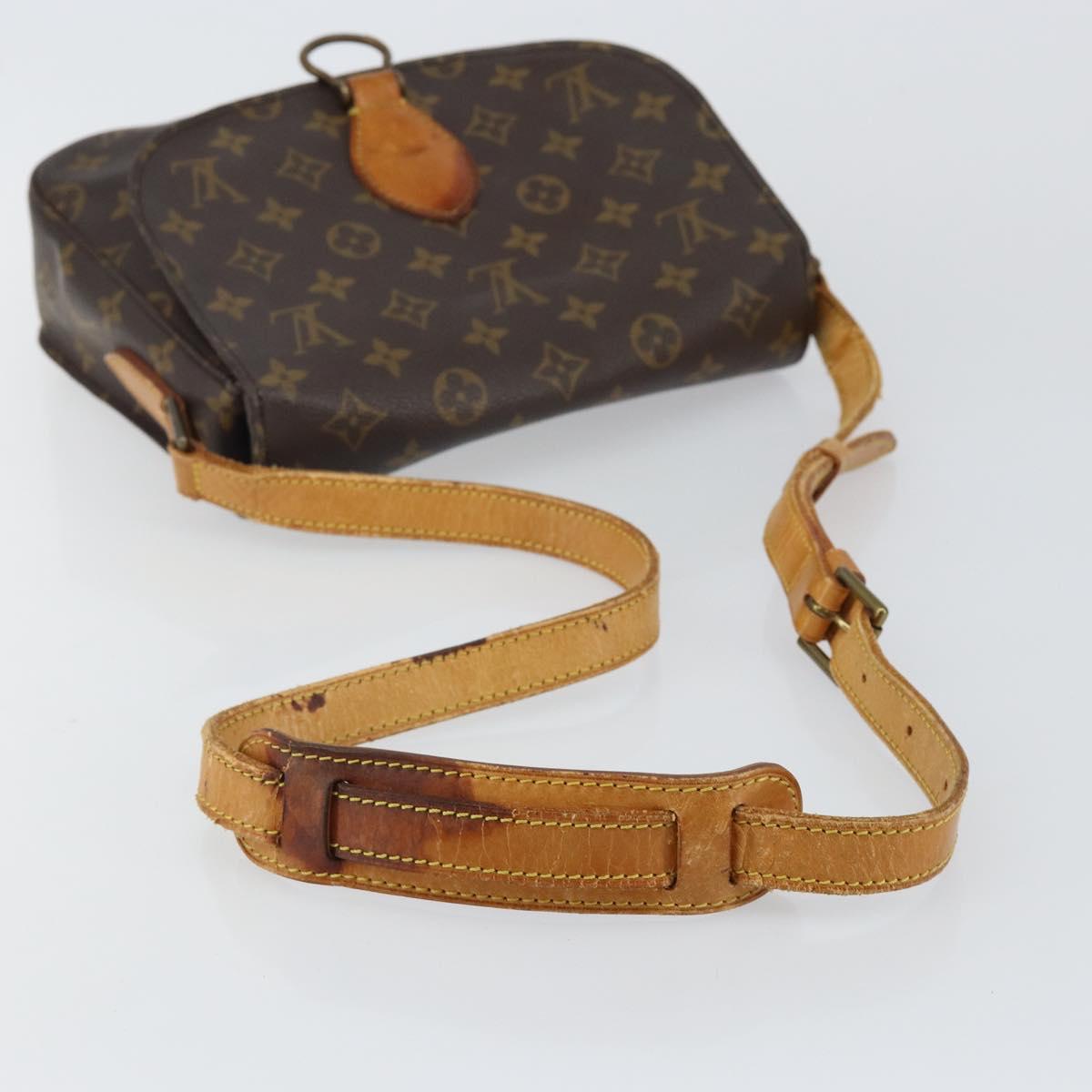 LOUIS VUITTON Monogram Saint Cloud GM Shoulder Bag M51242 LV Auth 144775