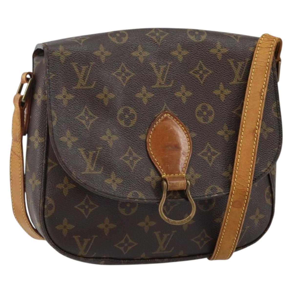 LOUIS VUITTON Monogram Saint Cloud GM Shoulder Bag M51242 LV Auth 144776