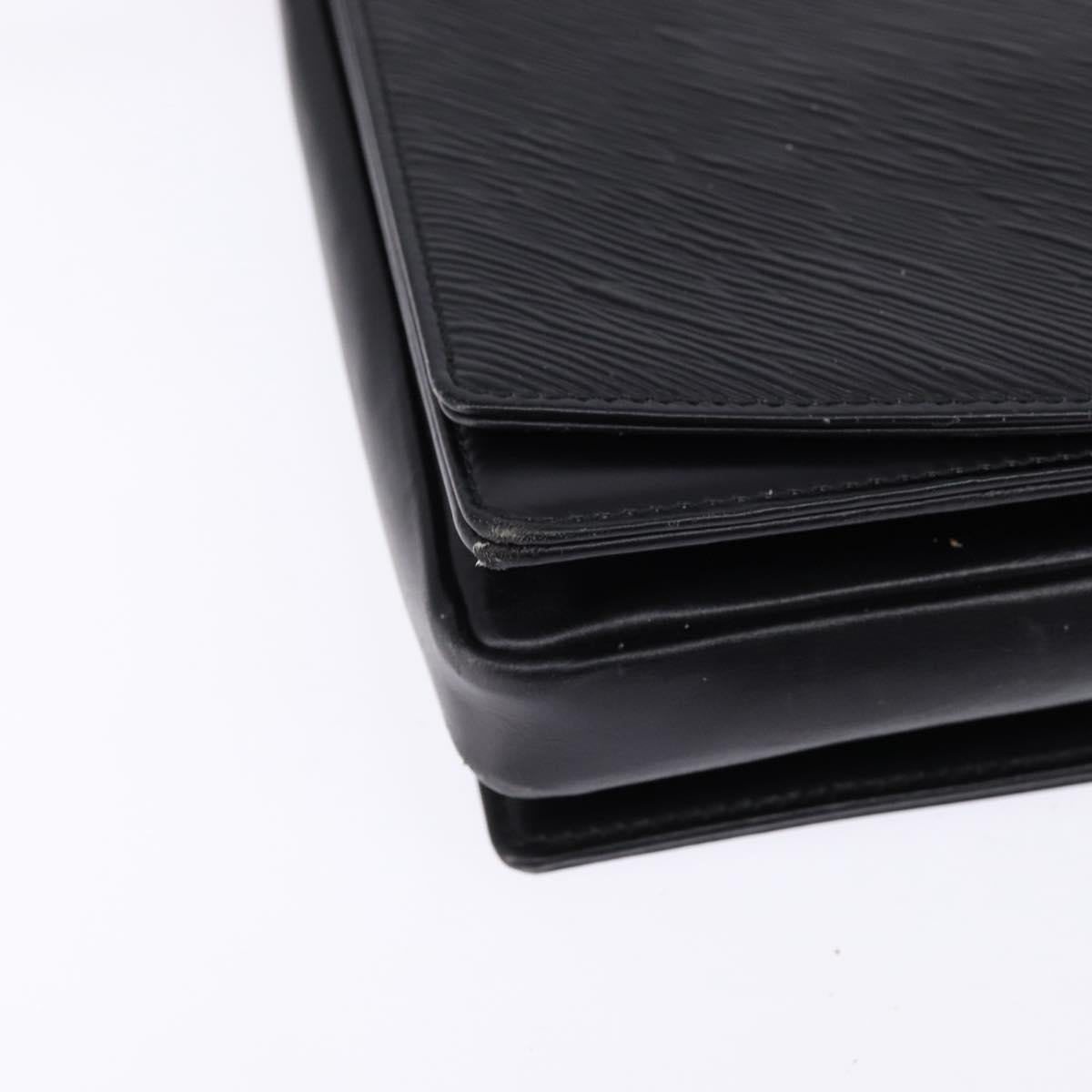 LOUIS VUITTON Opera line Rhodes Shoulder Bag Leather Black M63912 LV Auth 144784