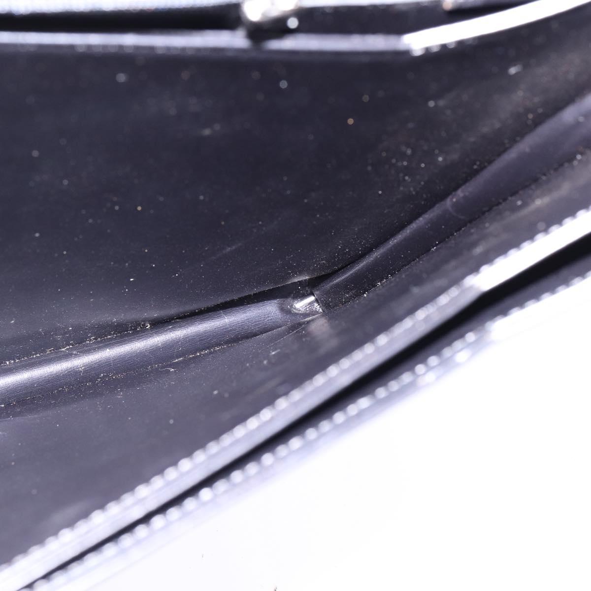 LOUIS VUITTON Opera line Rhodes Shoulder Bag Leather Black M63912 LV Auth 144784