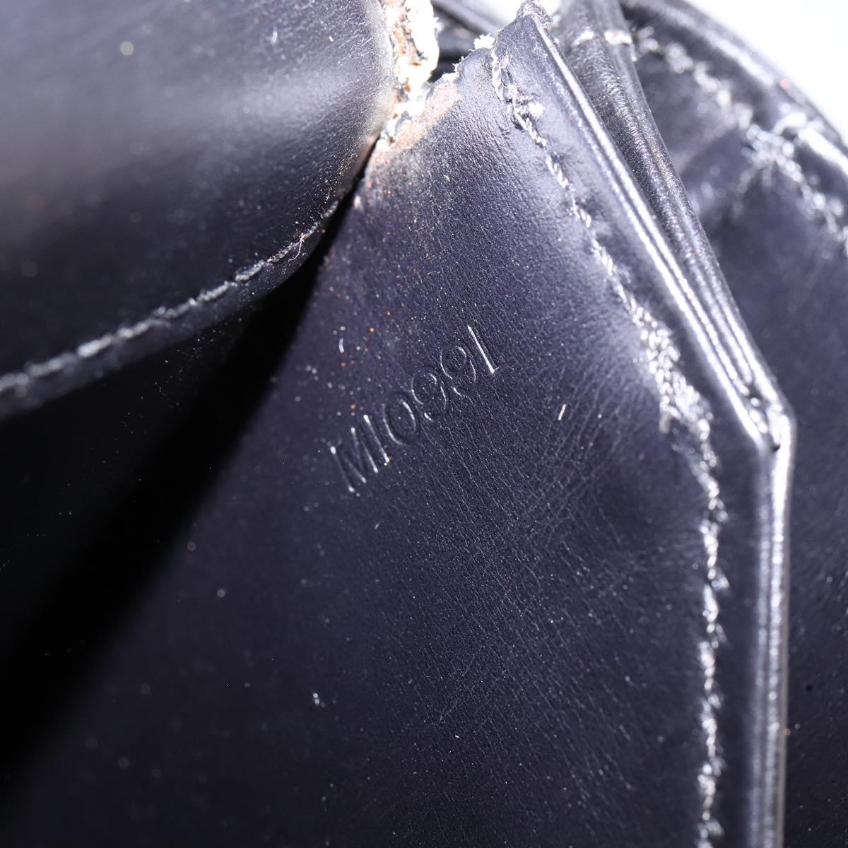 LOUIS VUITTON Opera line Rhodes Shoulder Bag Leather Black M63912 LV Auth 144784