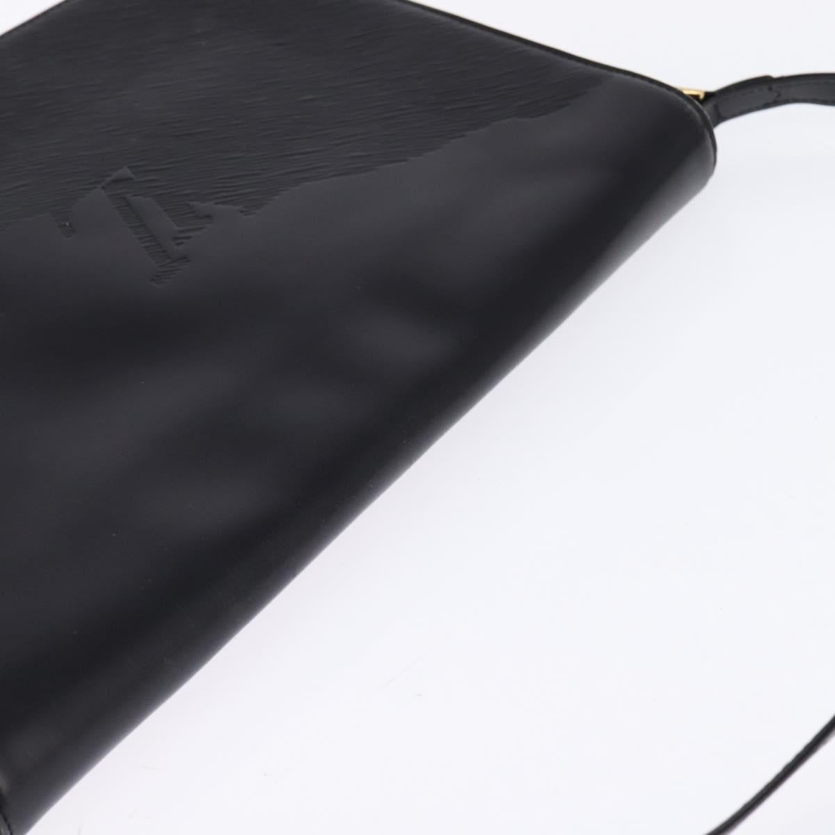 LOUIS VUITTON Opera line Rhodes Shoulder Bag Leather Black M63912 LV Auth 144784