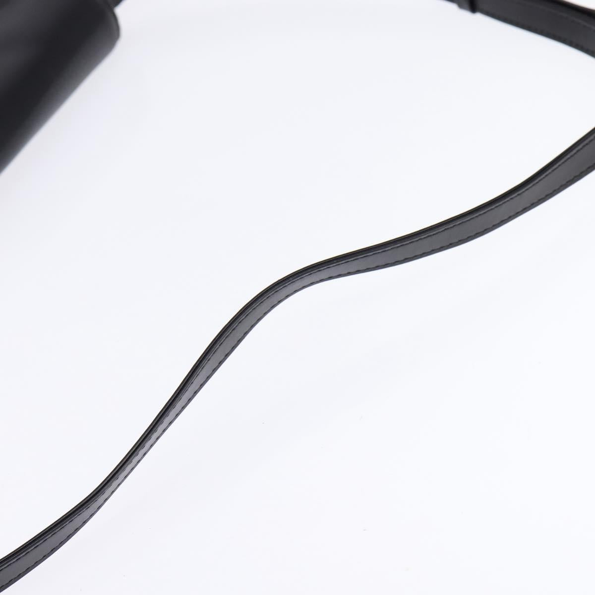 LOUIS VUITTON Opera line Rhodes Shoulder Bag Leather Black M63912 LV Auth 144784