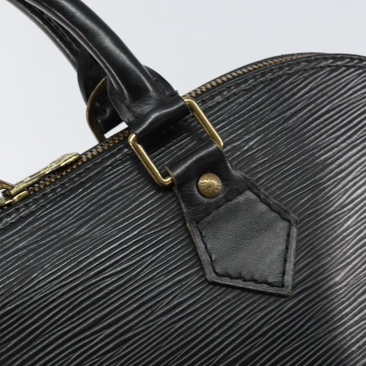 LOUIS VUITTON Epi Alma Hand Bag Black M52142 LV Auth 144790