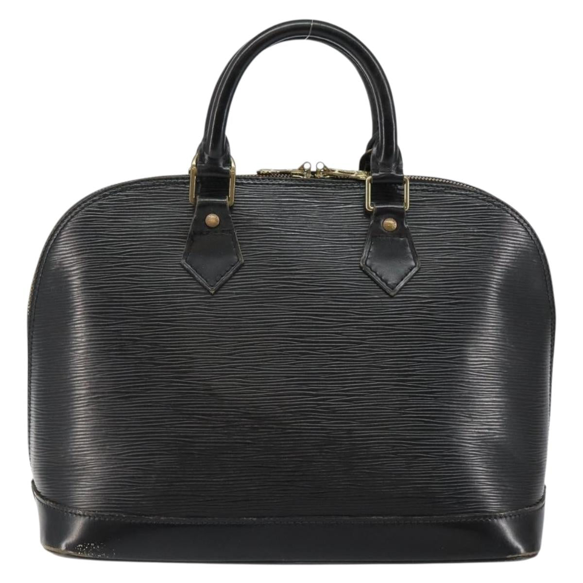 LOUIS VUITTON Epi Alma Hand Bag Black M52142 LV Auth 144790