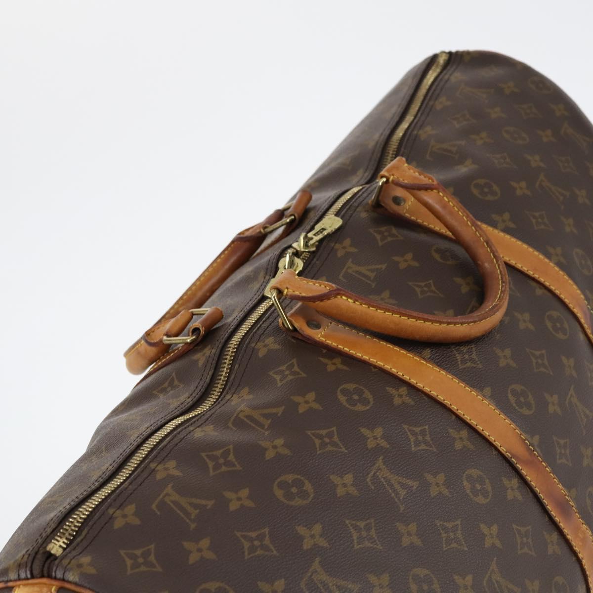 LOUIS VUITTON Monogram Keepall Bandouliere 60 Boston Bag M41412 LV Auth 144793