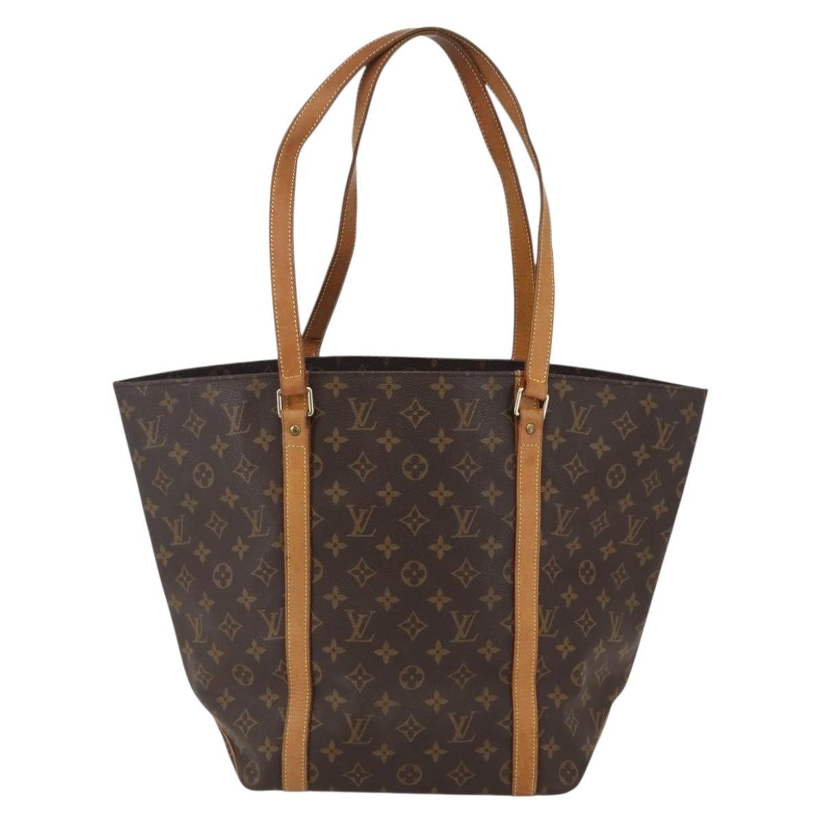 LOUIS VUITTON Monogram Sac Shopping Tote Bag M51108 LV Auth 144798