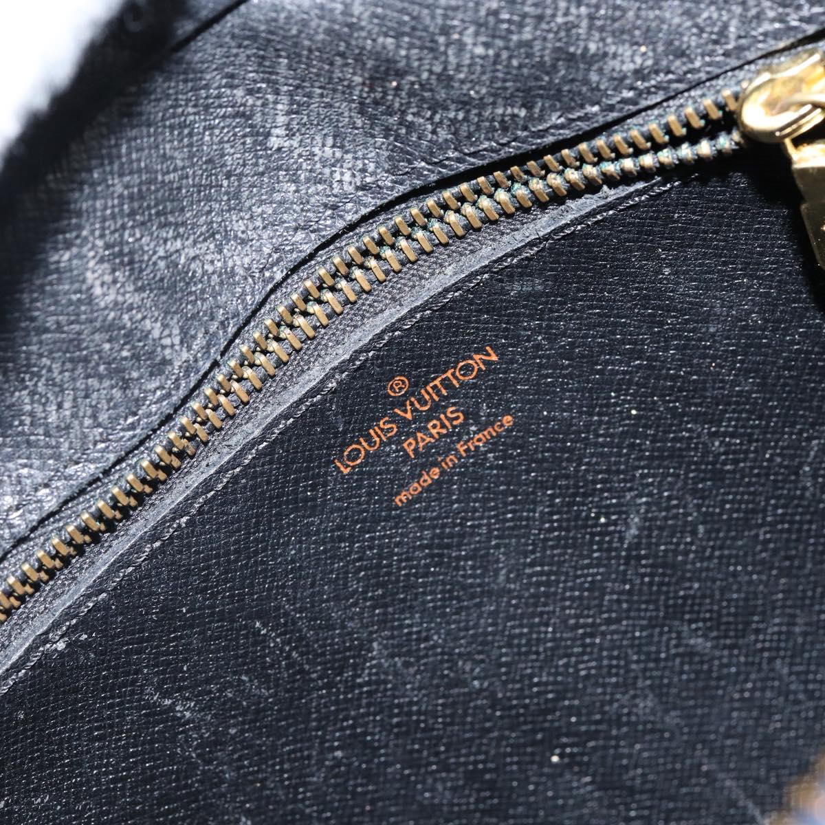 LOUIS VUITTON Epi June Feuille Shoulder Bag Blue M52155 LV Auth 144802