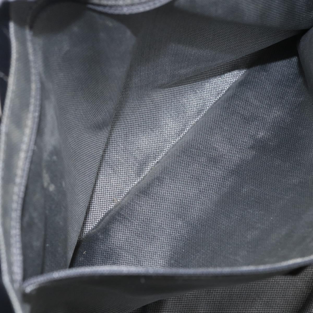 CHANEL New Mademoiselle Chain Tote Bag Leather Black Silver CC Auth 144808