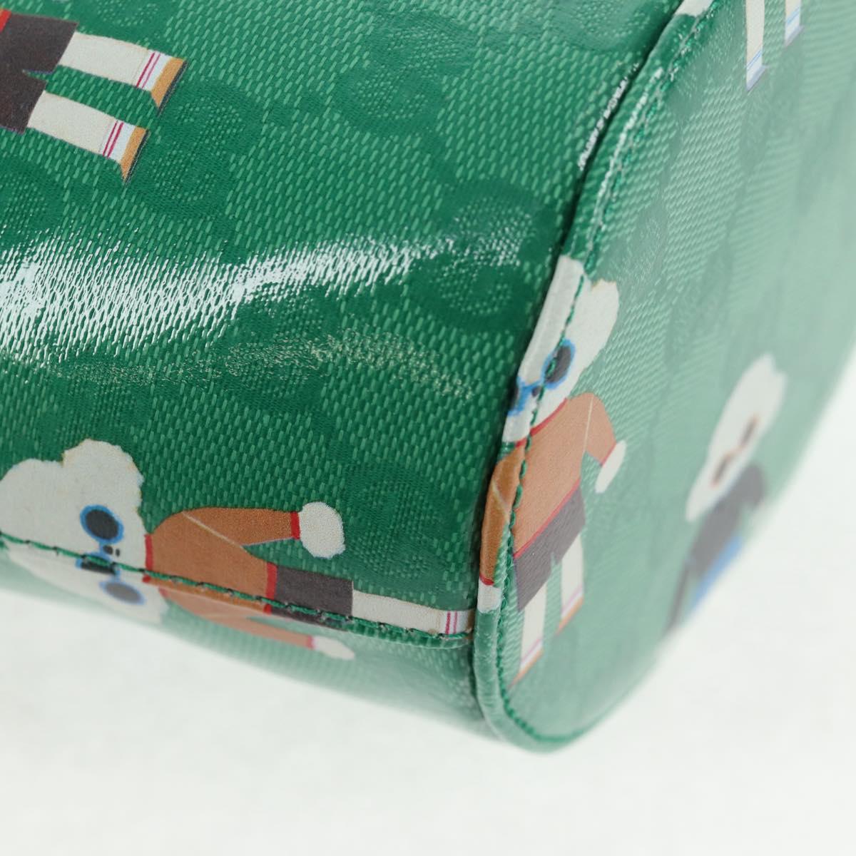 GUCCI GG Crystal Children's Kim Seung Yeon Bag Gold Green 752356 Auth 144816V