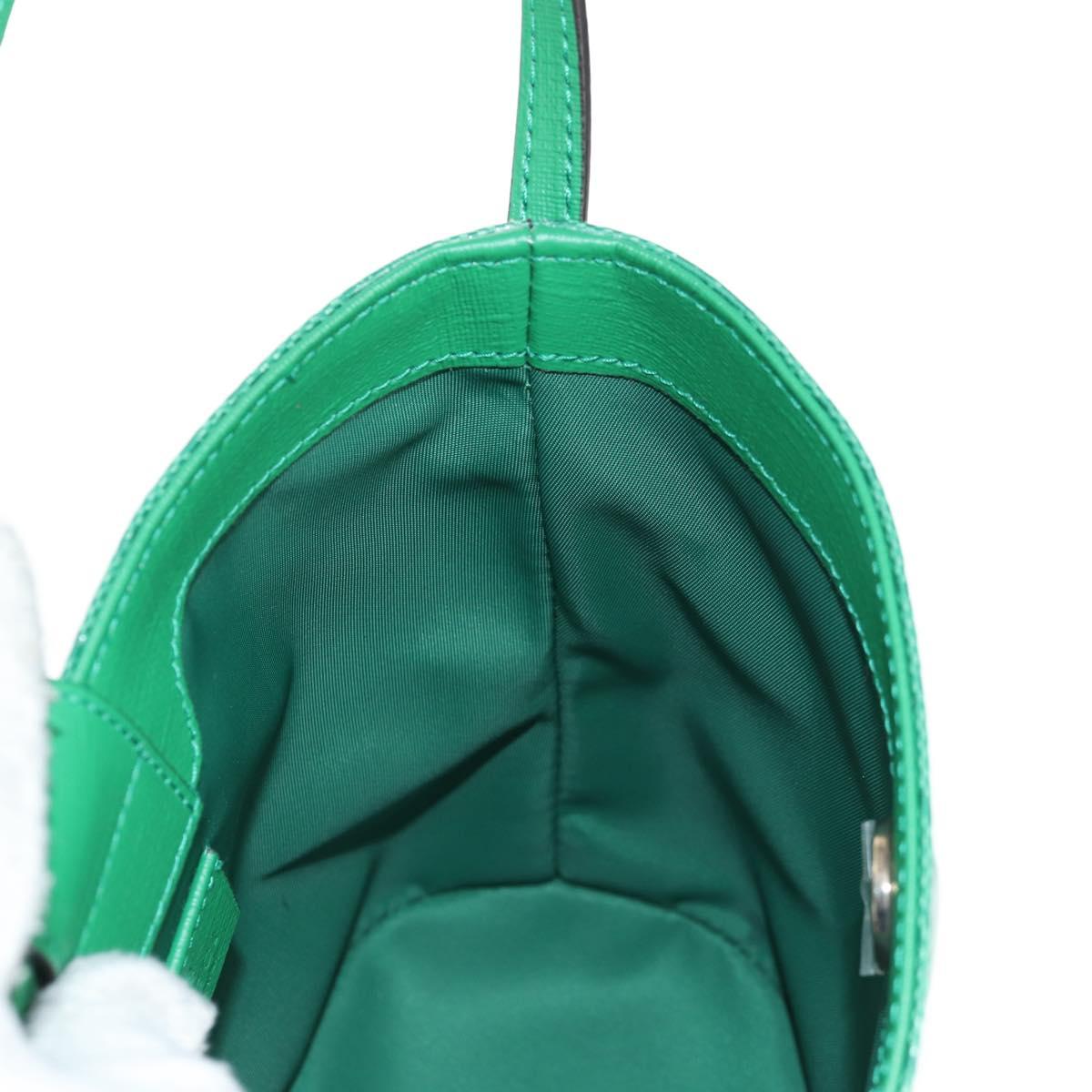 GUCCI GG Crystal Children's Kim Seung Yeon Bag Gold Green 752356 Auth 144816V