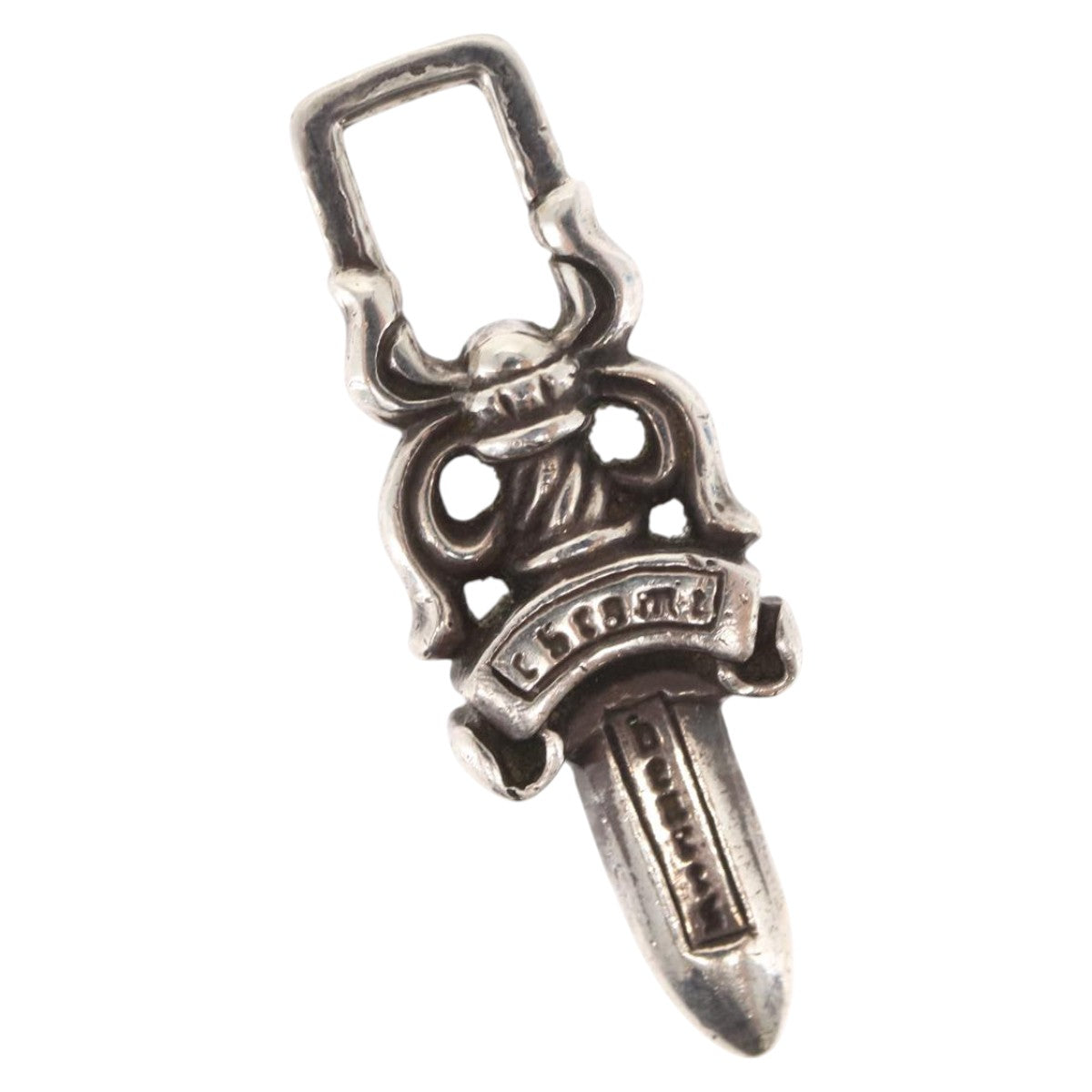 Chrome Hearts Dagger Pendant Top Ag925 Silver Auth 144822AM