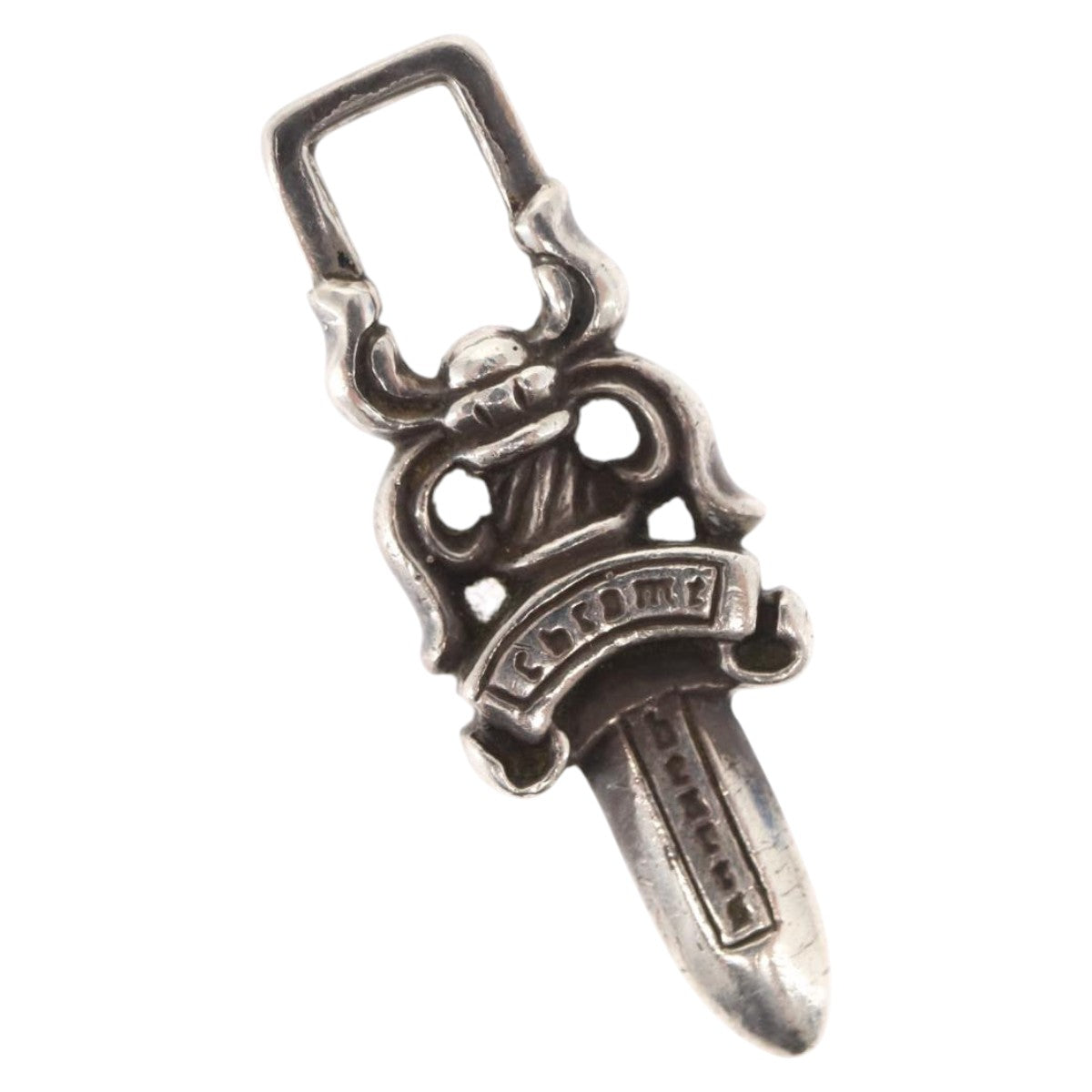 Chrome Hearts Dagger Pendant Top Ag925 Silver Auth 144822AM