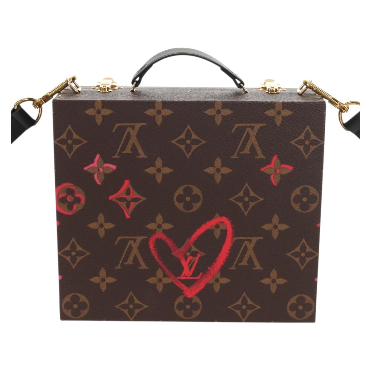 LOUIS VUITTON Monogram Fall In Love Mobile Box Trunk LV Auth 144827SM