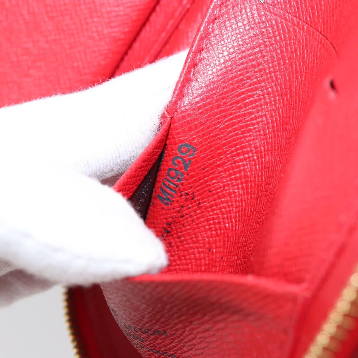 LOUIS VUITTON Epi Agenda Geod Wallet Red M63877 LV Auth 144840