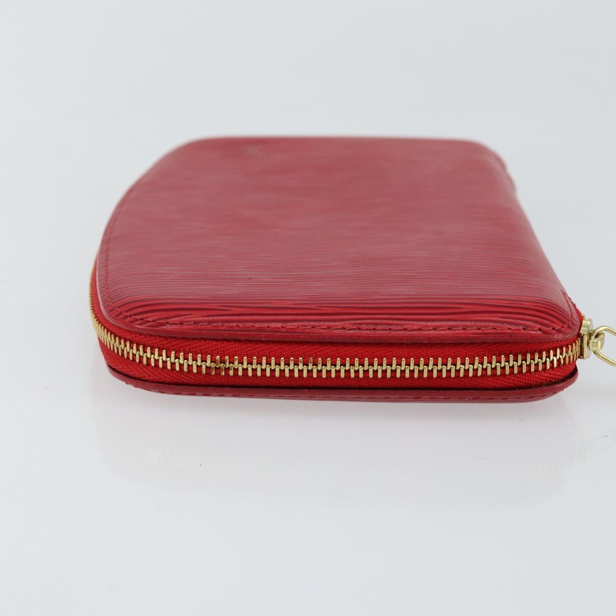 LOUIS VUITTON Epi Agenda Geod Wallet Red M63877 LV Auth 144840