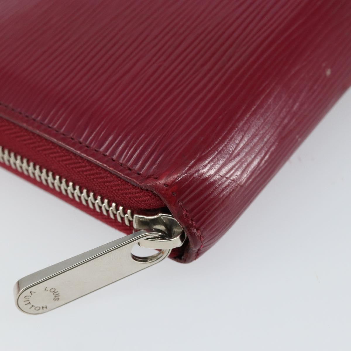 LOUIS VUITTON Epi Zippy Wallet Long Wallet Fuchsia M60305 LV Auth 144842