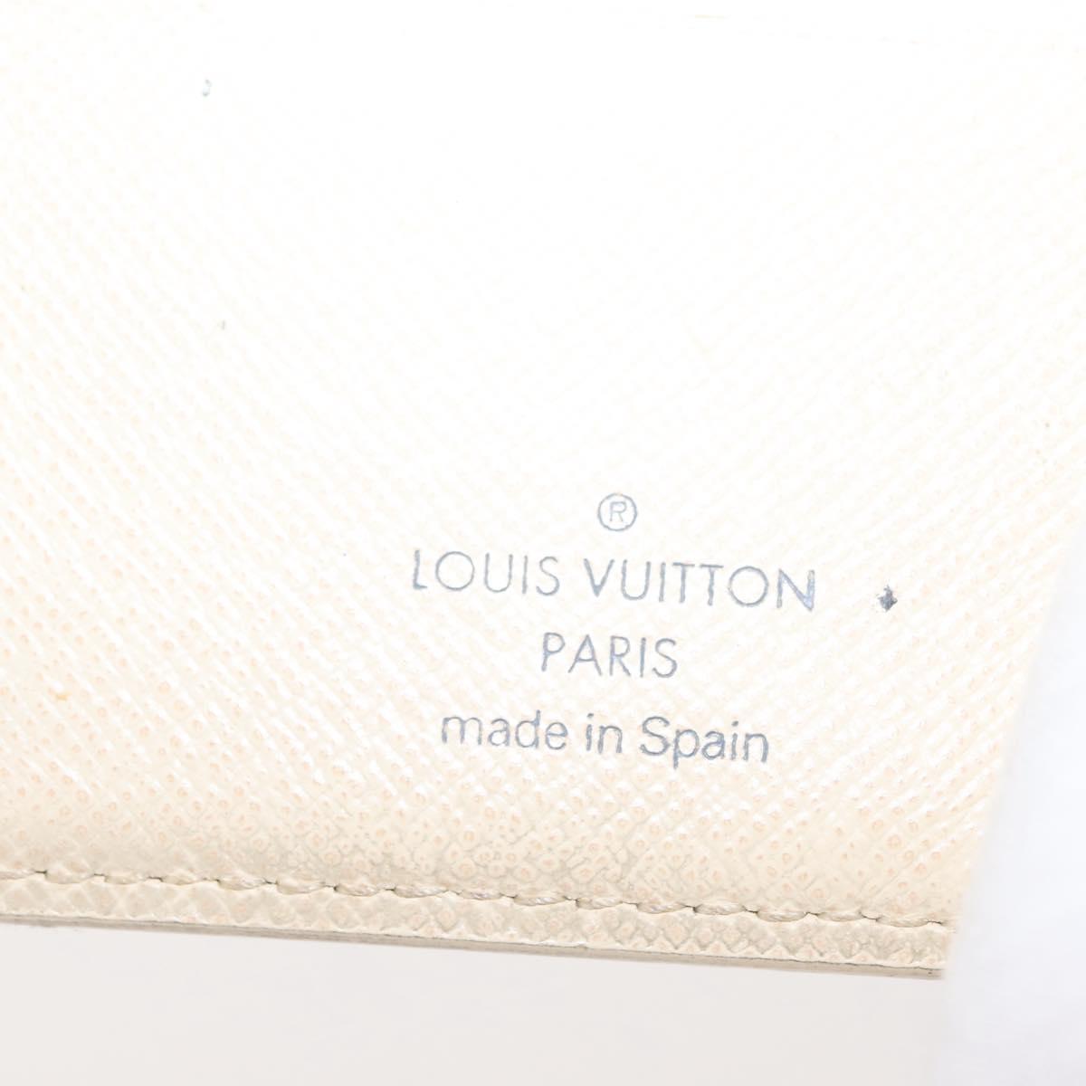 LOUIS VUITTON Damier Azur Porte Feuille Marco Bifold Wallet N60018 Auth 144844