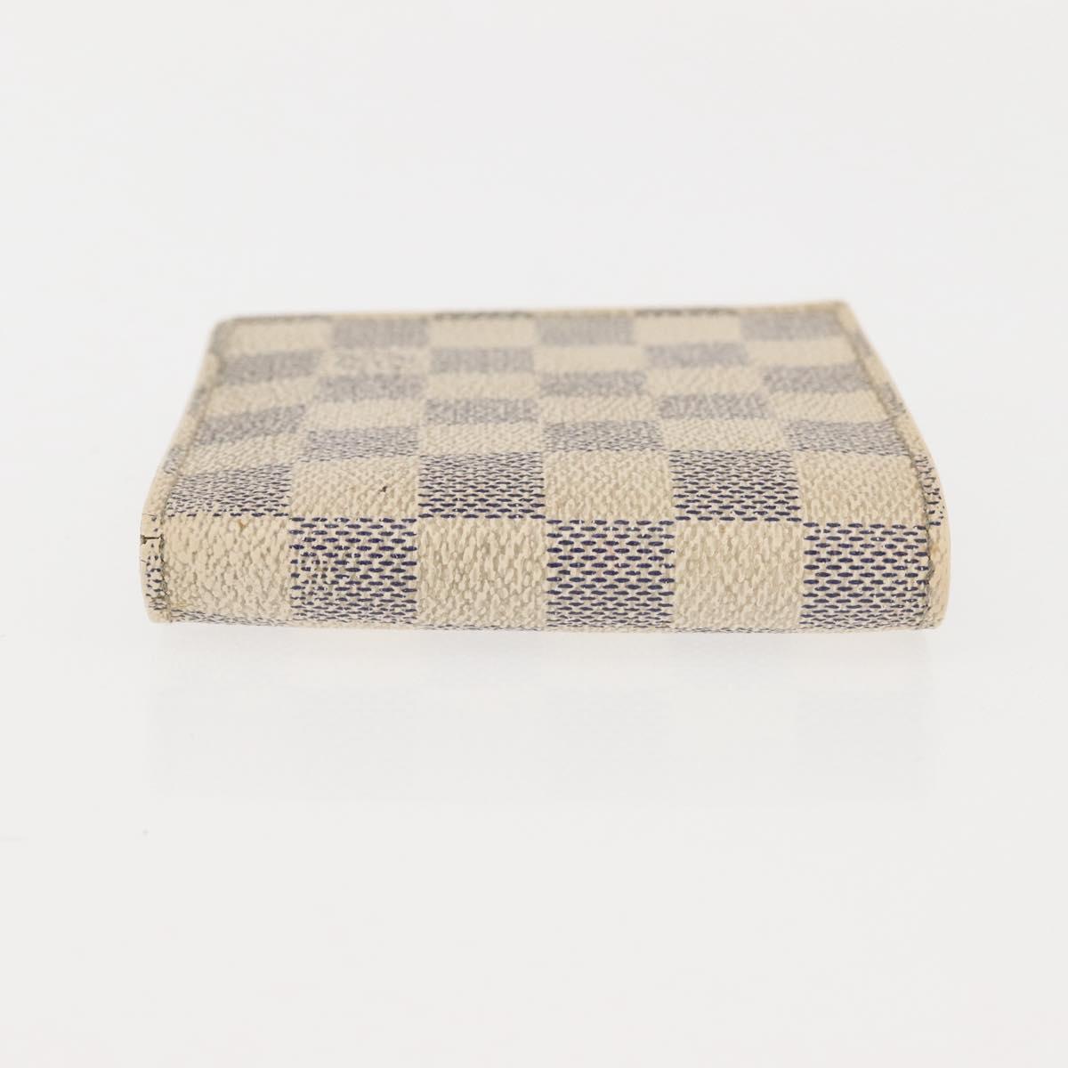 LOUIS VUITTON Damier Azur Porte Feuille Marco Bifold Wallet N60018 Auth 144844