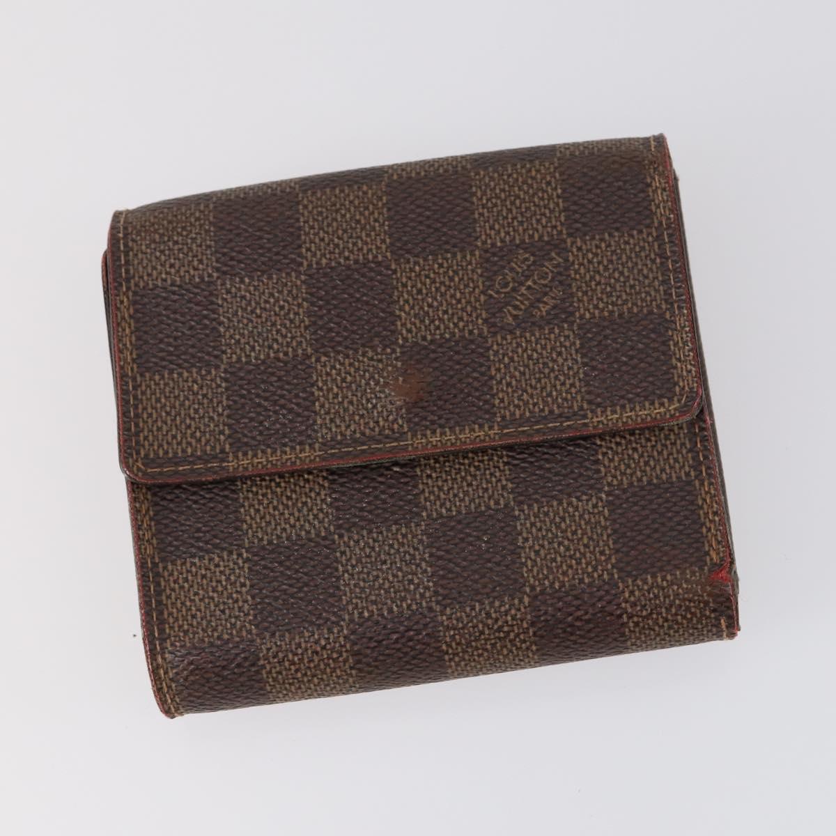LOUIS VUITTON Monogram Damier Wallet 4Set LV Auth 144845