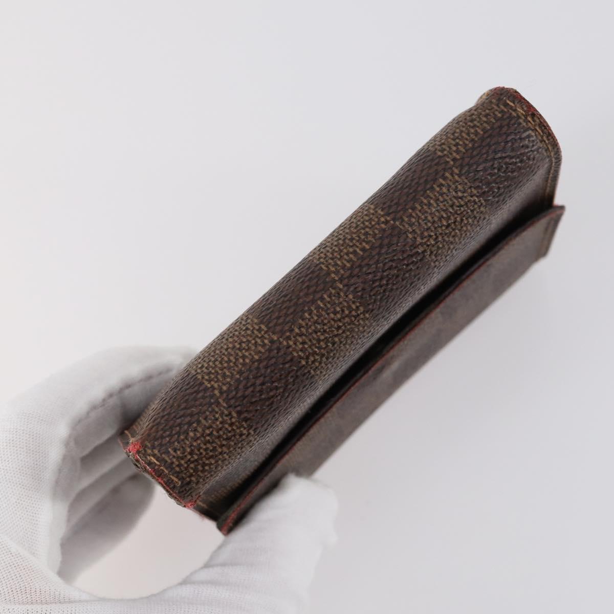 LOUIS VUITTON Monogram Damier Wallet 4Set LV Auth 144845