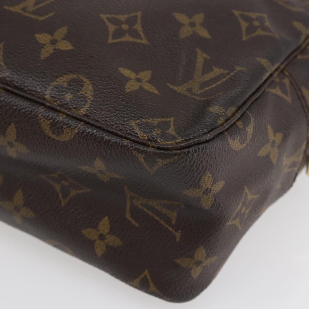LOUIS VUITTON Monogram Trousse Toilette 28 Clutch Bag M47522 LV Auth 144862