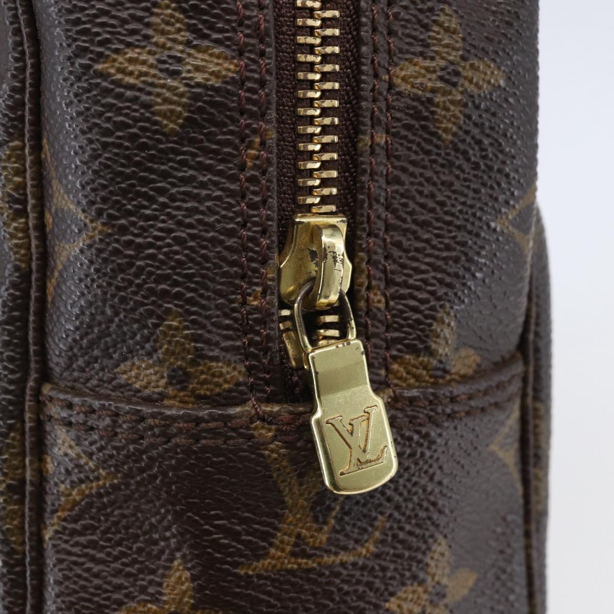 LOUIS VUITTON Monogram Trousse Toilette 28 Clutch Bag M47522 LV Auth 144862