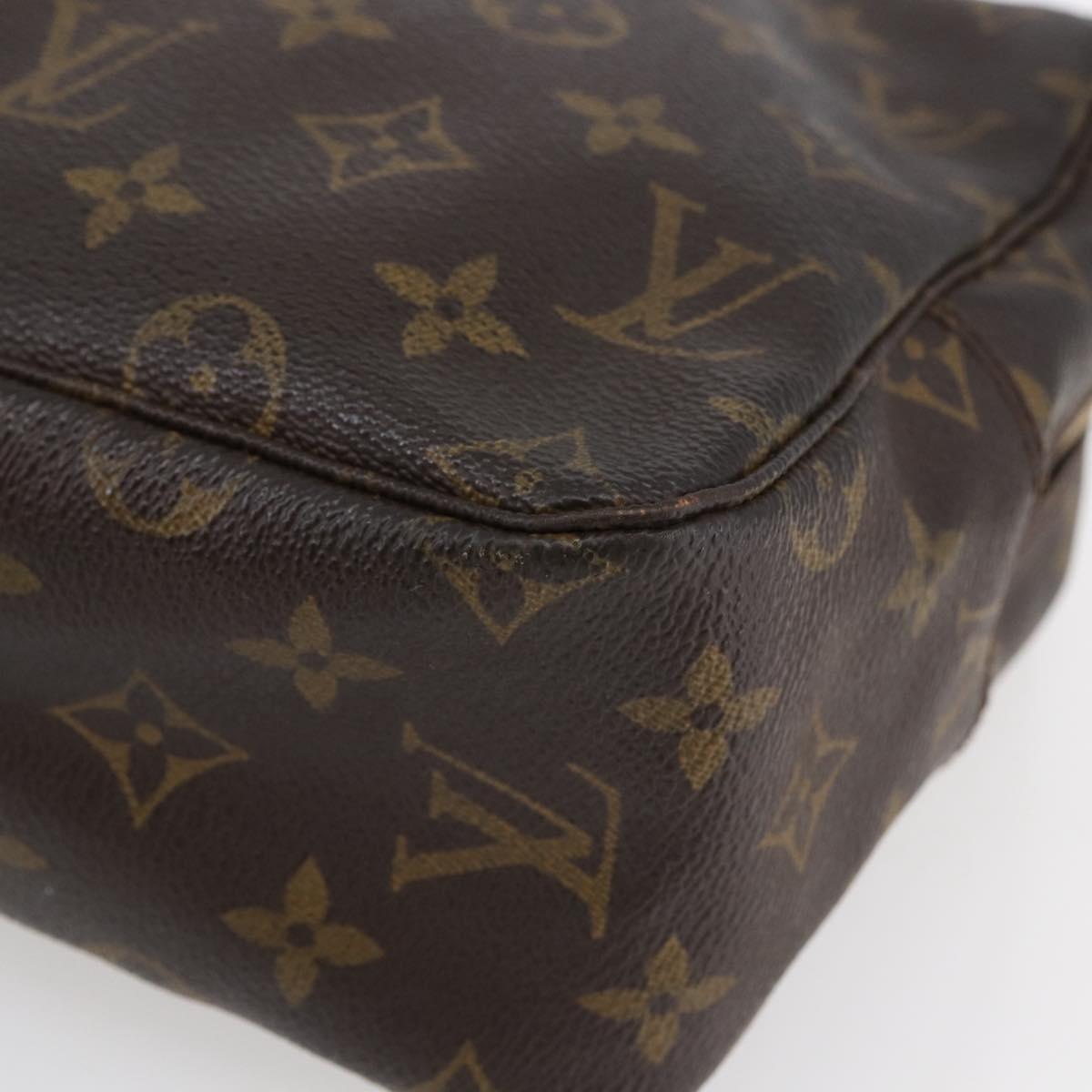 LOUIS VUITTON Monogram Trousse Toilette 28 Clutch Bag M47522 LV Auth 144862