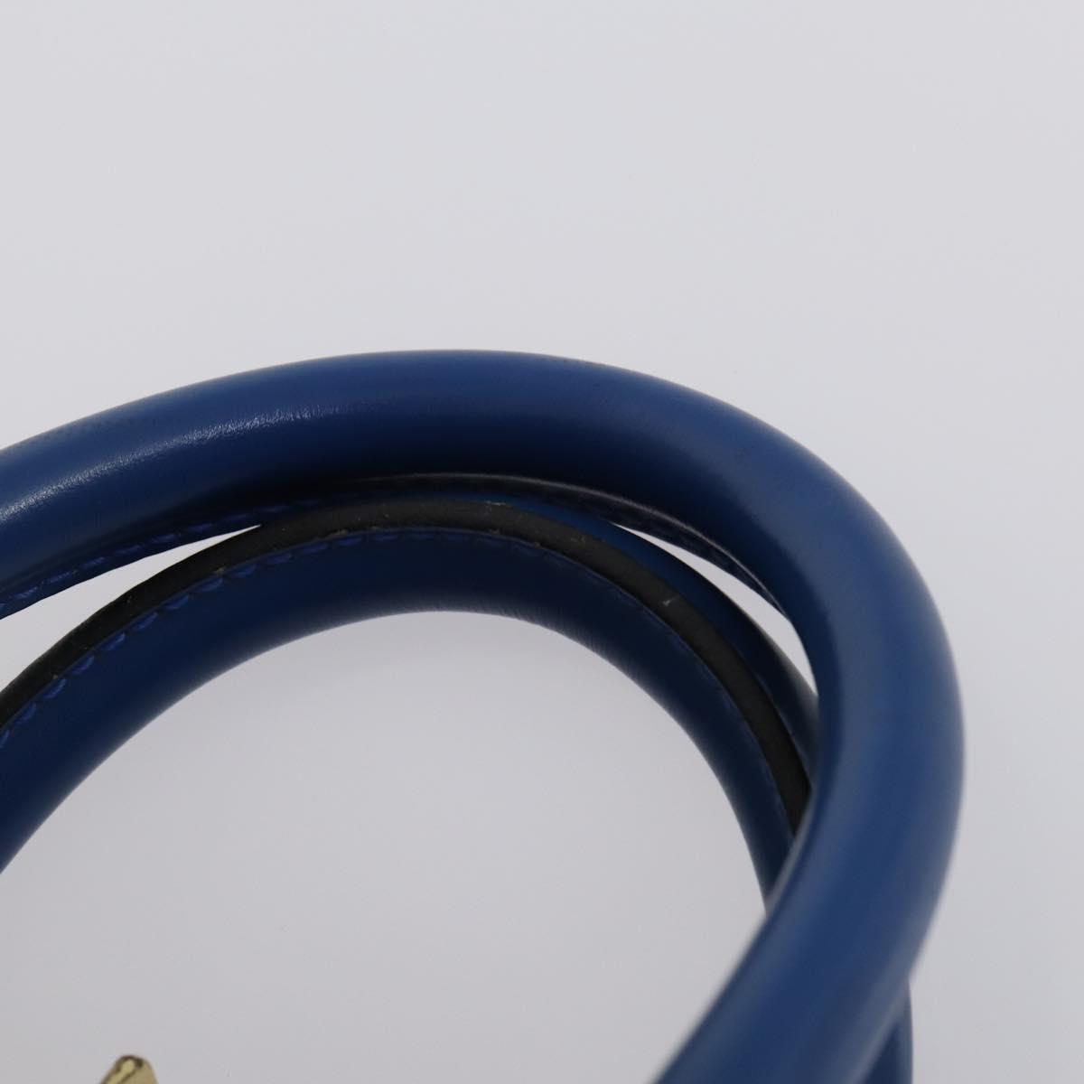 LOUIS VUITTON Epi Keepall 45 Boston Bag Blue M42975 LV Auth 144867
