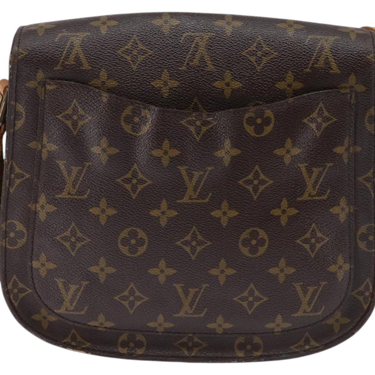 LOUIS VUITTON Monogram Saint Cloud GM Shoulder Bag M51242 LV Auth 144897